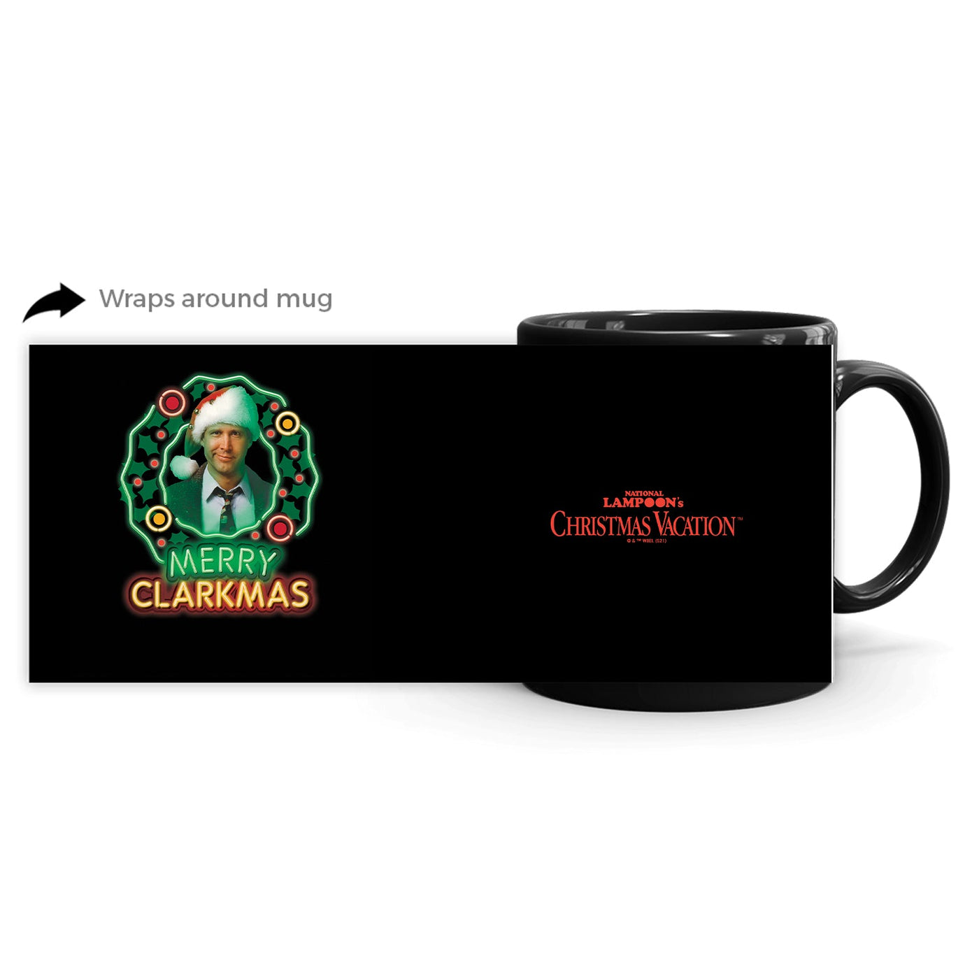 Christmas Vacation Merry Clarkmas White Mug