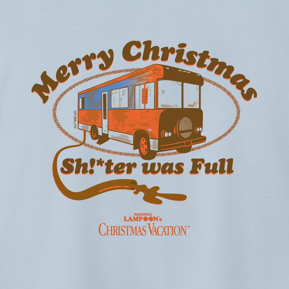 Christmas Vacation Sh!*ter Was Full Adult Short Sleeve T-Shirt