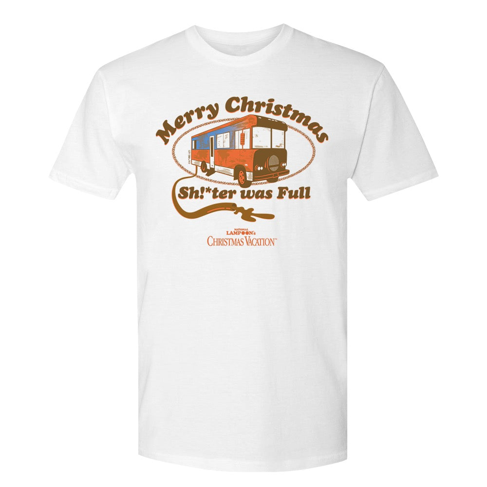 Christmas Vacation Sh!*ter Was Full Adult Short Sleeve T-Shirt