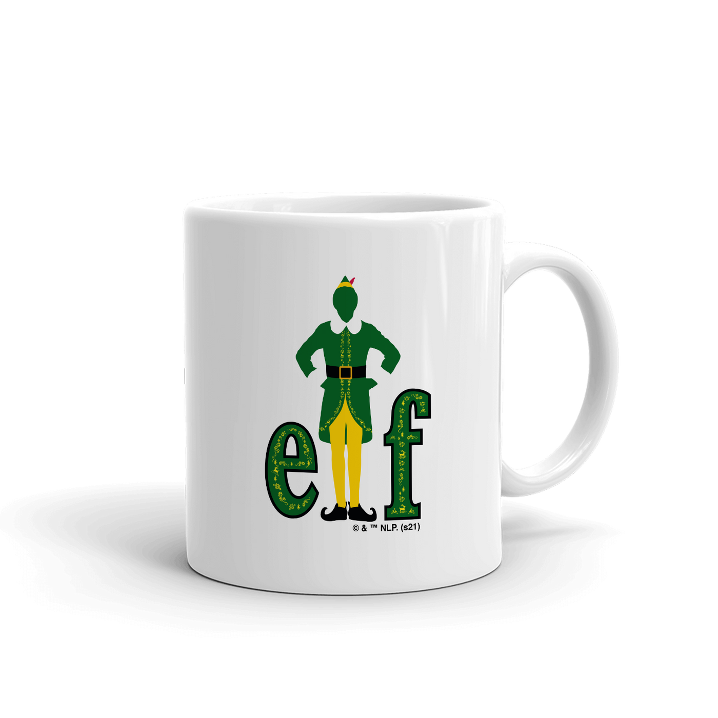 Elf Angry Elf White Mug