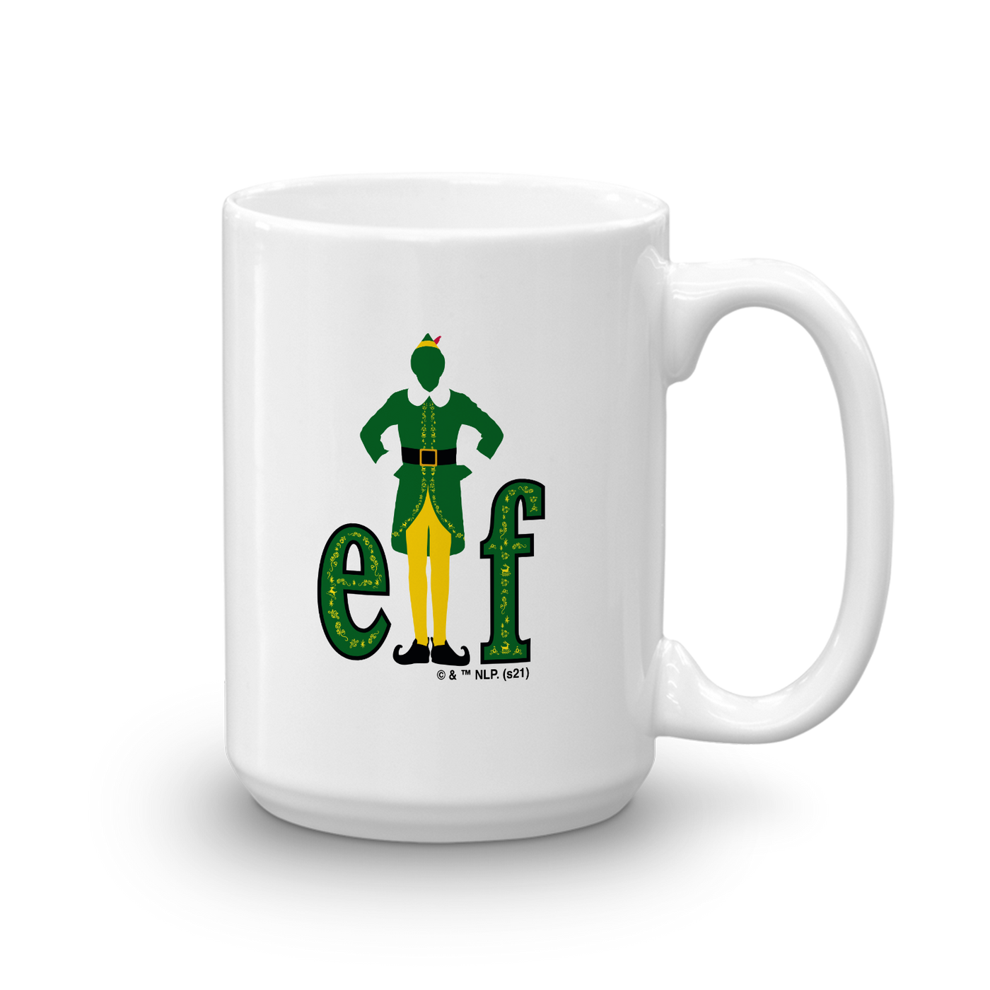 Elf Angry Elf White Mug