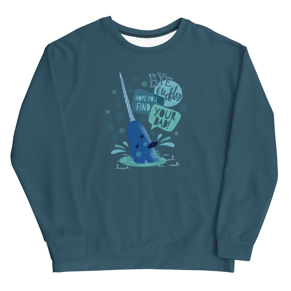 Elf Bye Buddy Unisex Crew Neck Sweatshirt