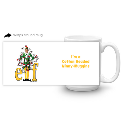 Elf The Movie Collage White Mug