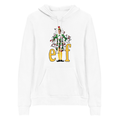 Elf Logo Collage Hooded Sweatshirt