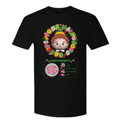 Elf Candy Spaghetti Recipe Adult Short Sleeve T-Shirt