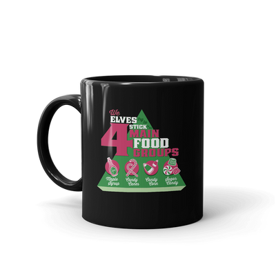 Elf 4 Main Food Groups Mug