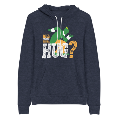 Elf Need A Hug Adult Fleece Hooded Sweatshirt