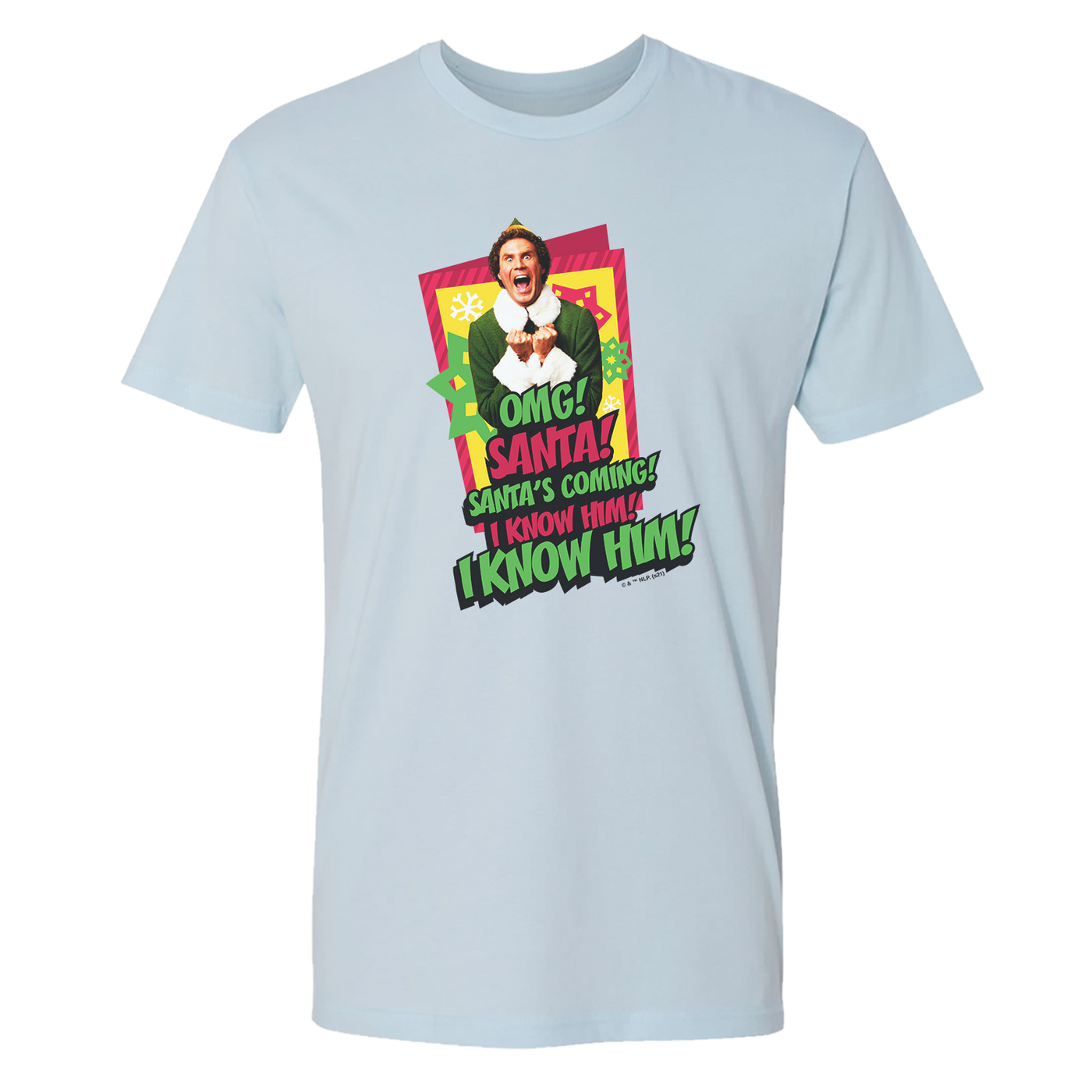 Elf Santa! I Know Him! Adult T-Shirt