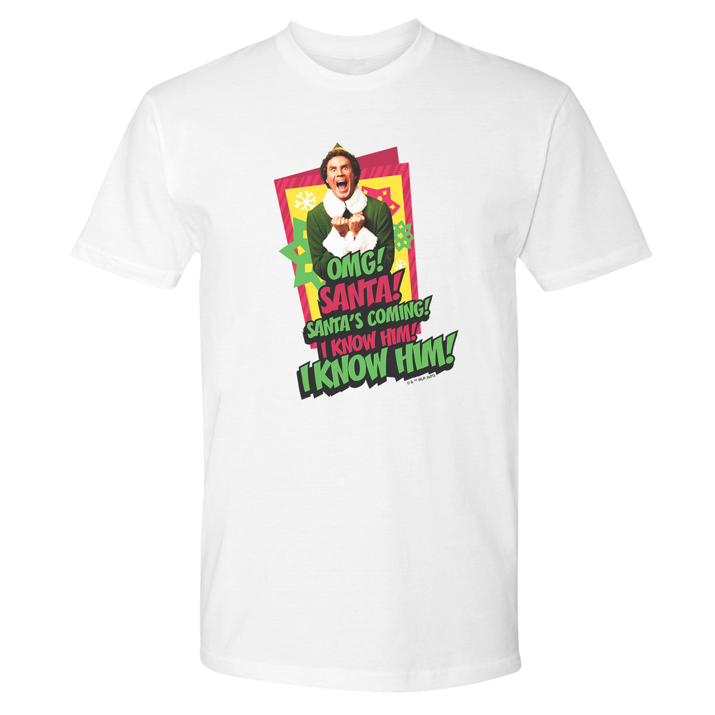 Elf Santa! I Know Him! Adult T-Shirt