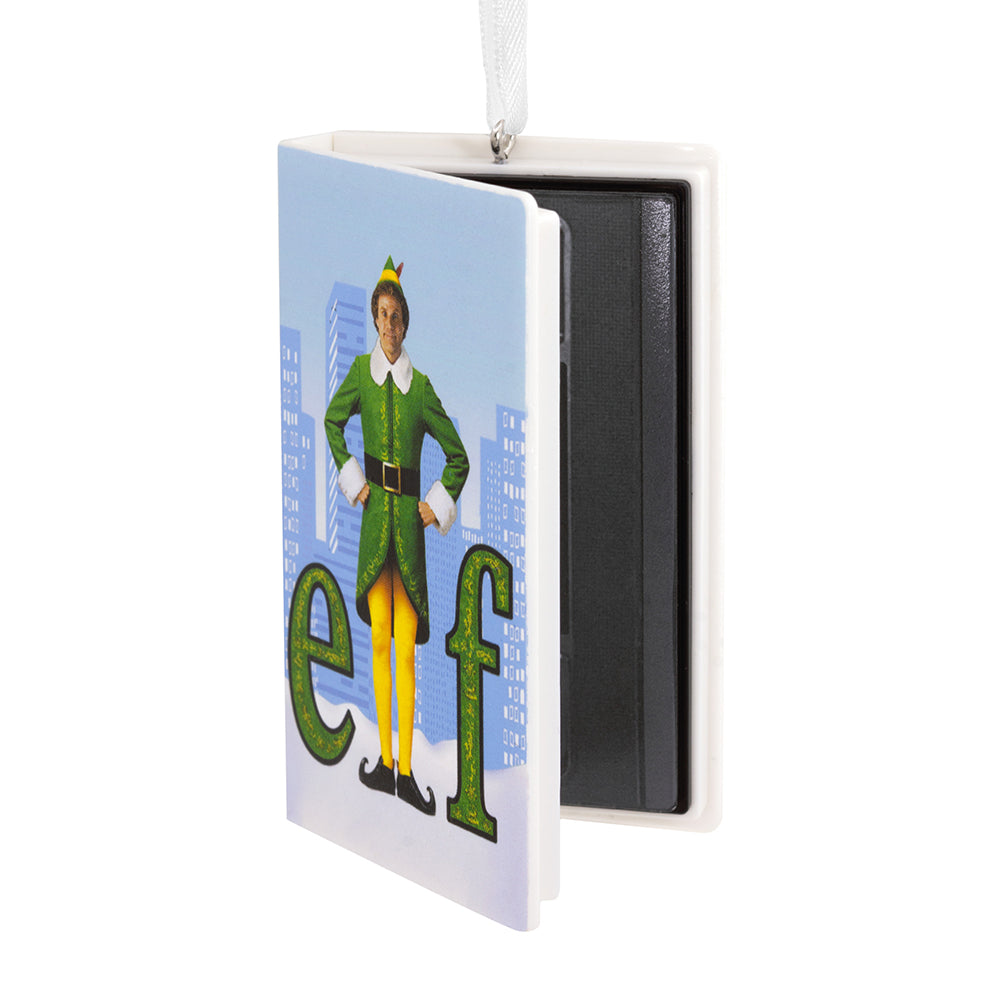 Elf Retro Video Cassette Case Hallmark Ornament