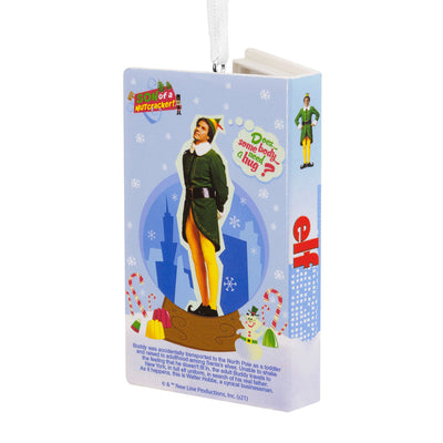 Elf Retro Video Cassette Case Hallmark Ornament