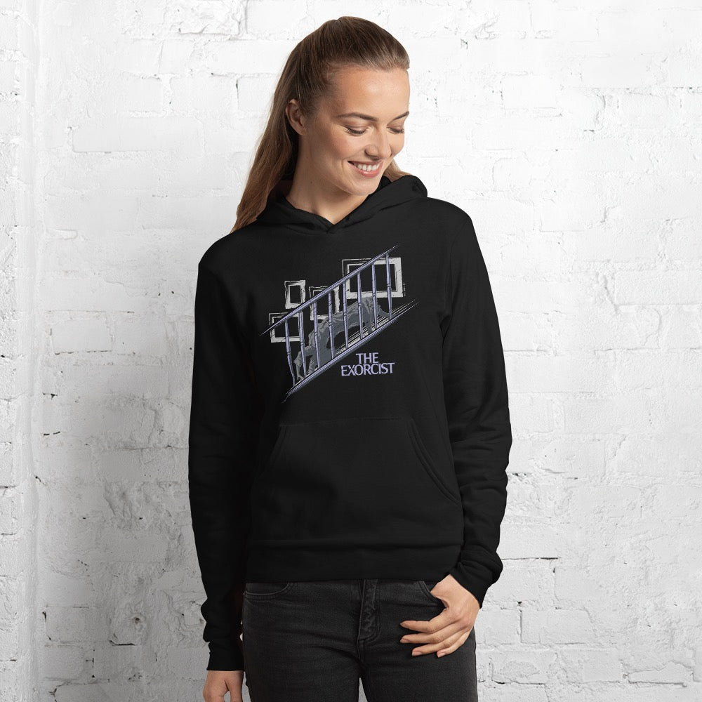 Exclusive The Exorcist Staircase Adult Fleece Hooded Sweatshirt