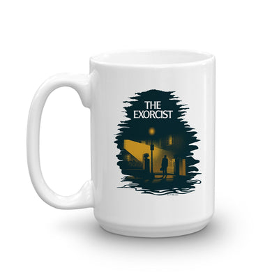 The Exorcist Gold Art White Mug