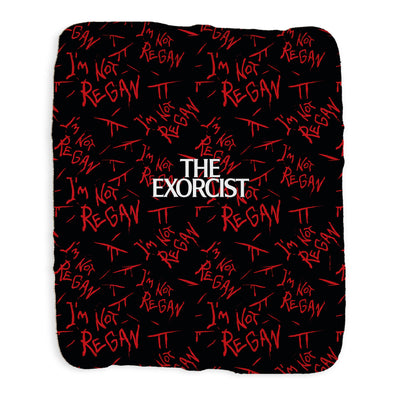 The Exorcist I'm Not Regan Sherpa Blanket