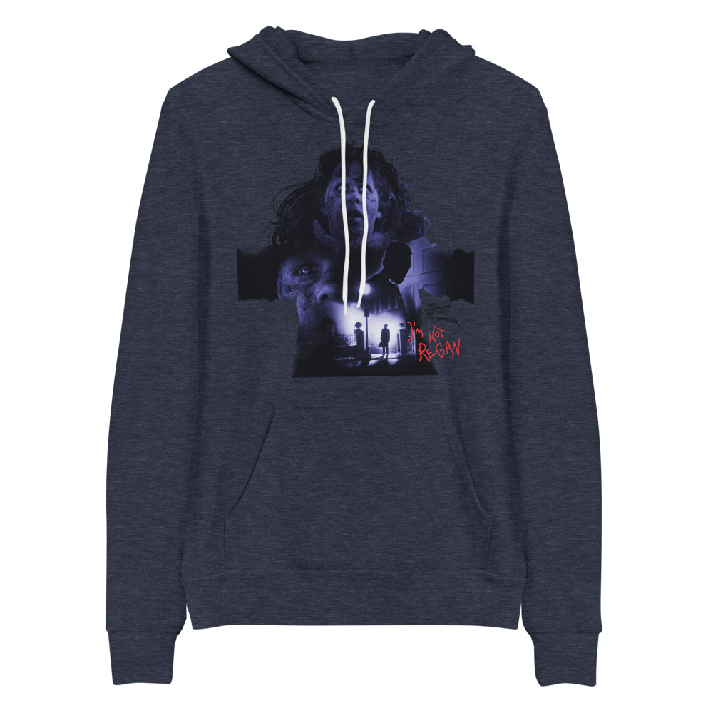 The Exorcist White Eyes Adult Fleece Hooded Sweatshirt