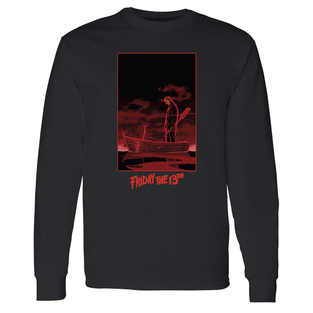 Friday the 13th Boat Adult Long Sleeve T-Shirt