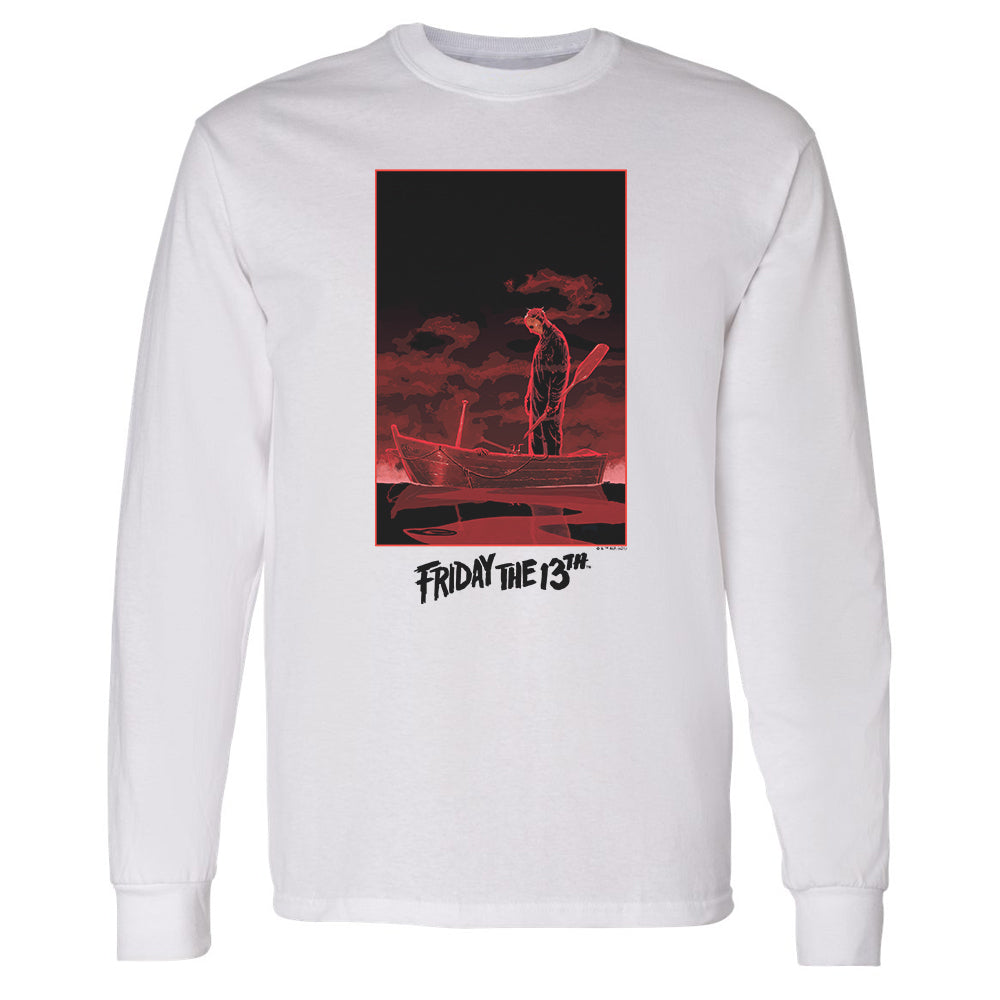 Friday the 13th Boat Adult Long Sleeve T-Shirt