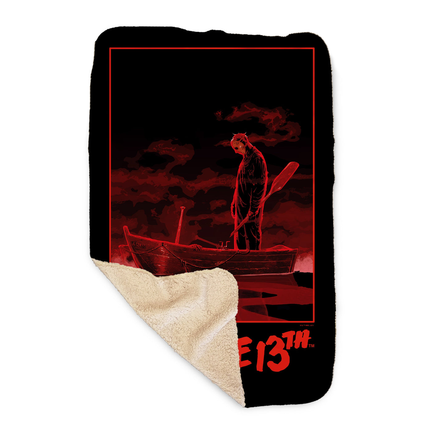Friday the 13th Jason's Boat Sherpa Blanket