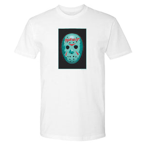 Friday the 13th Green Jason Hockey Mask Adult Short Sleeve T-Shirt