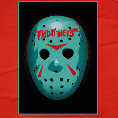 Friday the 13th Green Jason Hockey Mask Sherpa Blanket
