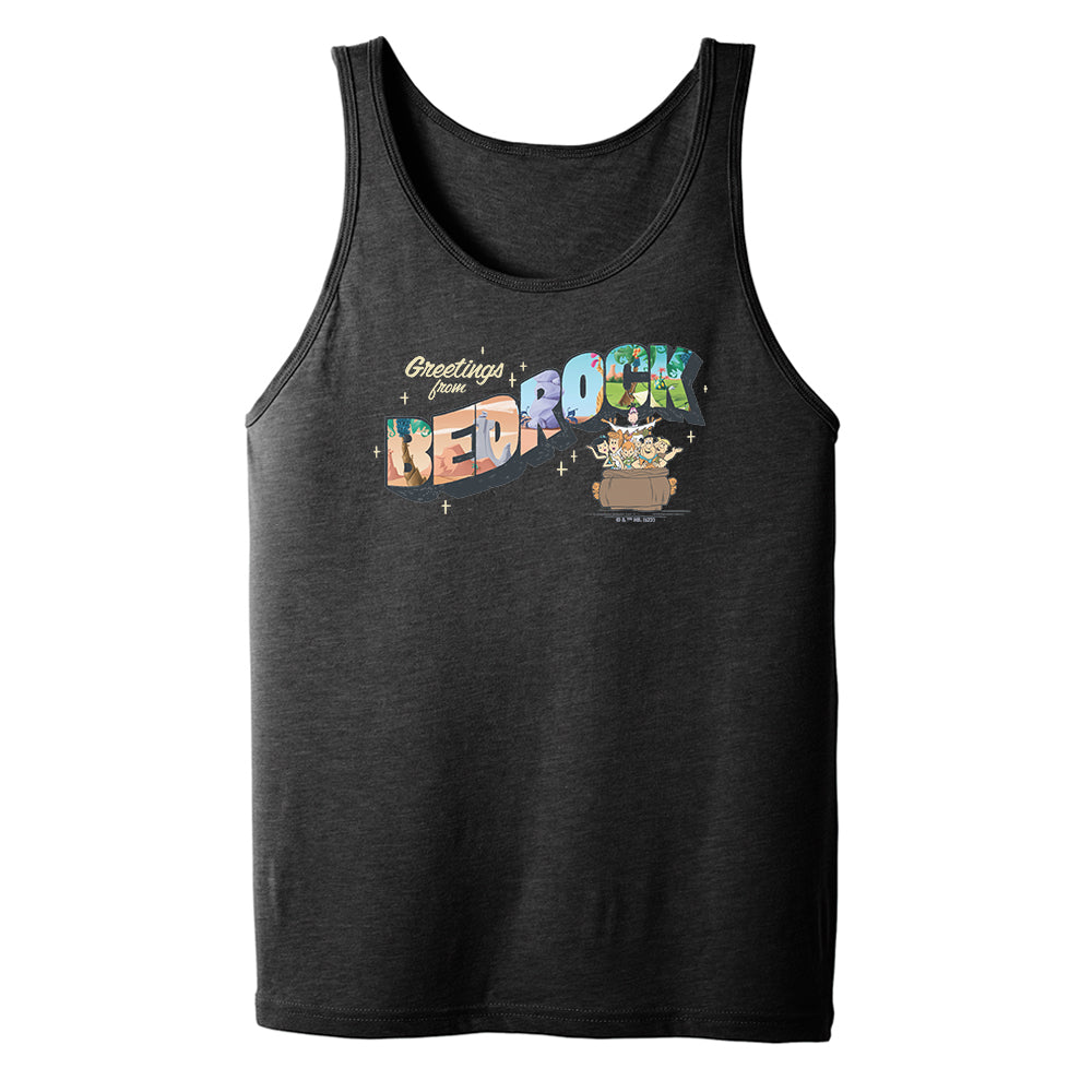 Flintstones Greetings from Bedrock Unisex Tank Top