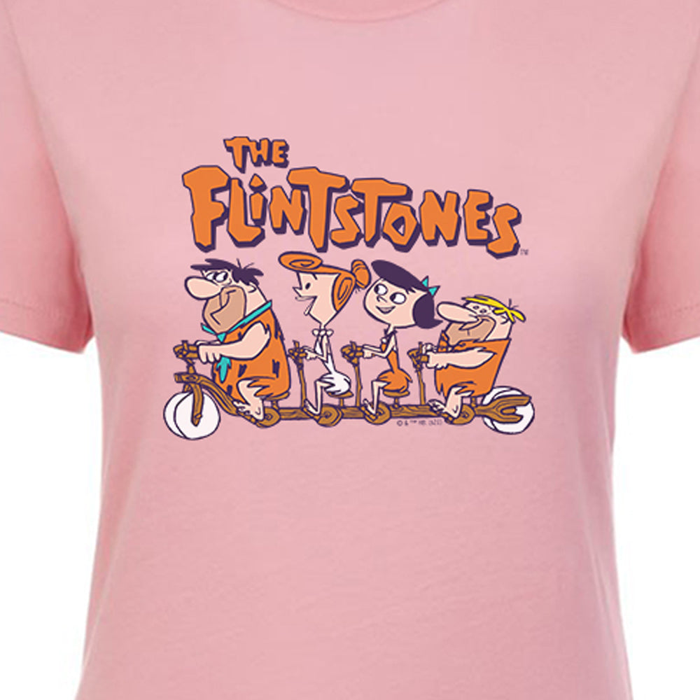 The Flintstones Flintmobile Women's Short Sleeve T-Shirt