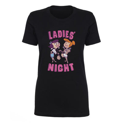 The Flintstones Ladies' Night Women's Short Sleeve T-Shirt