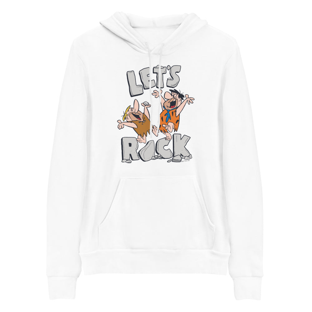 The Flintstones Let's Rock Adult Fleece Hooded Sweatshirt