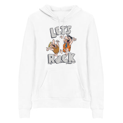 The Flintstones Let's Rock Adult Fleece Hooded Sweatshirt