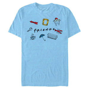 Friends Logo Jumble Short Sleeve T-Shirt