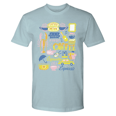 Friends Coffee Adult Short Sleeve T-Shirt