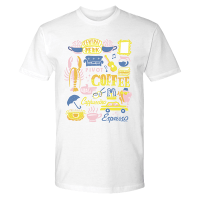 Friends Coffee Adult Short Sleeve T-Shirt