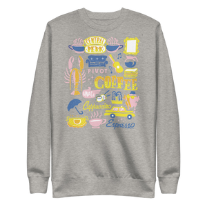 Friends Coffee Unisex Fleece Pullover