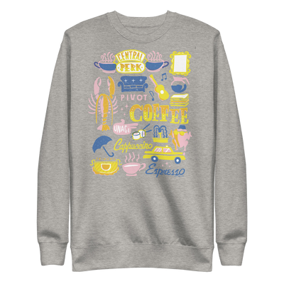 Friends Coffee Unisex Fleece Pullover