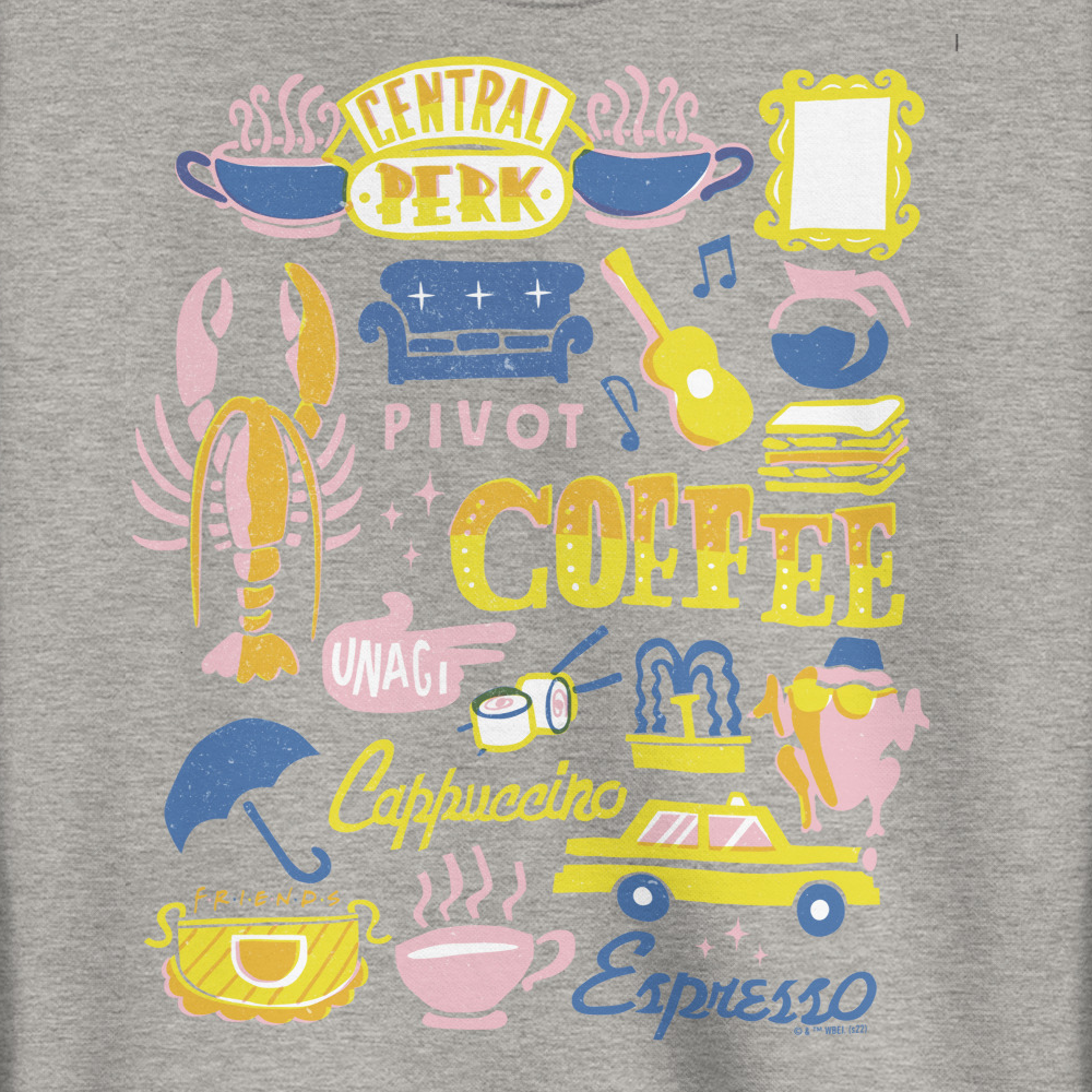 Friends Coffee Unisex Fleece Pullover