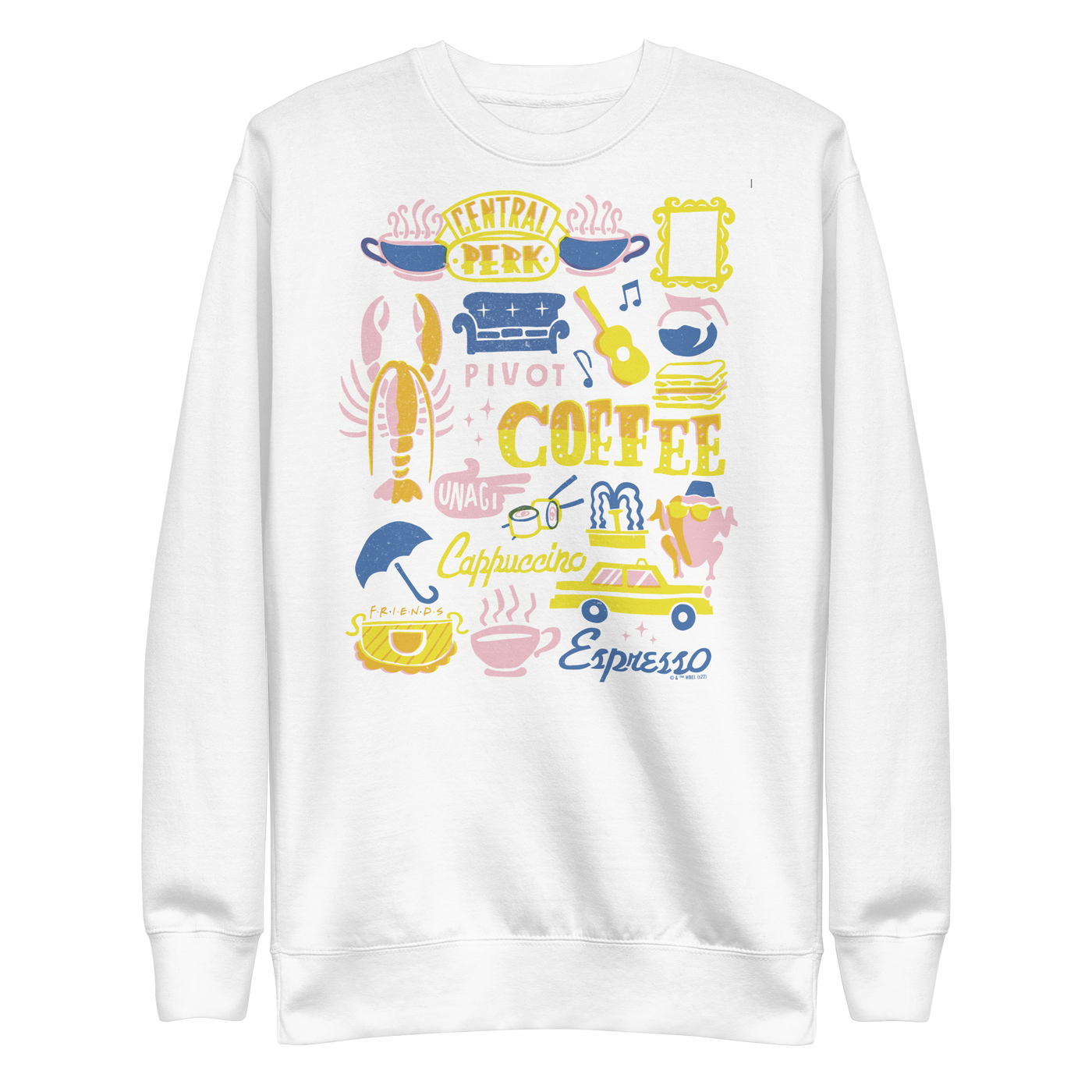 Friends Coffee Unisex Fleece Pullover