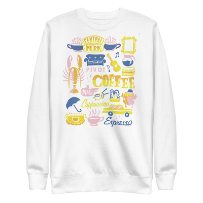 Friends Coffee Unisex Fleece Pullover