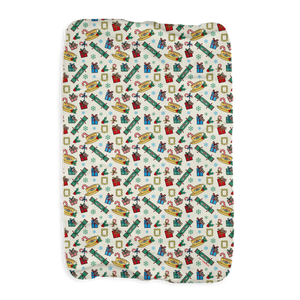 Friends Holiday Icons Sherpa Blanket
