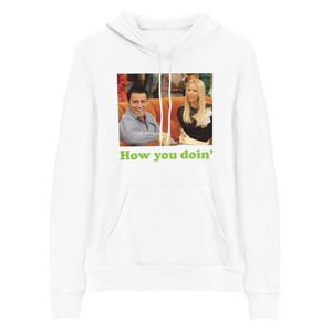 Friends How You Doin' Adult Fleece Hooded Sweatshirt