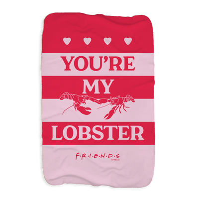 Friends Lobster Couple Sherpa Blanket