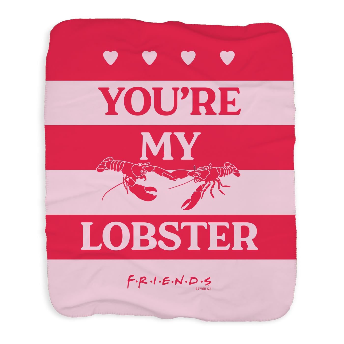 Friends Lobster Couple Sherpa Blanket