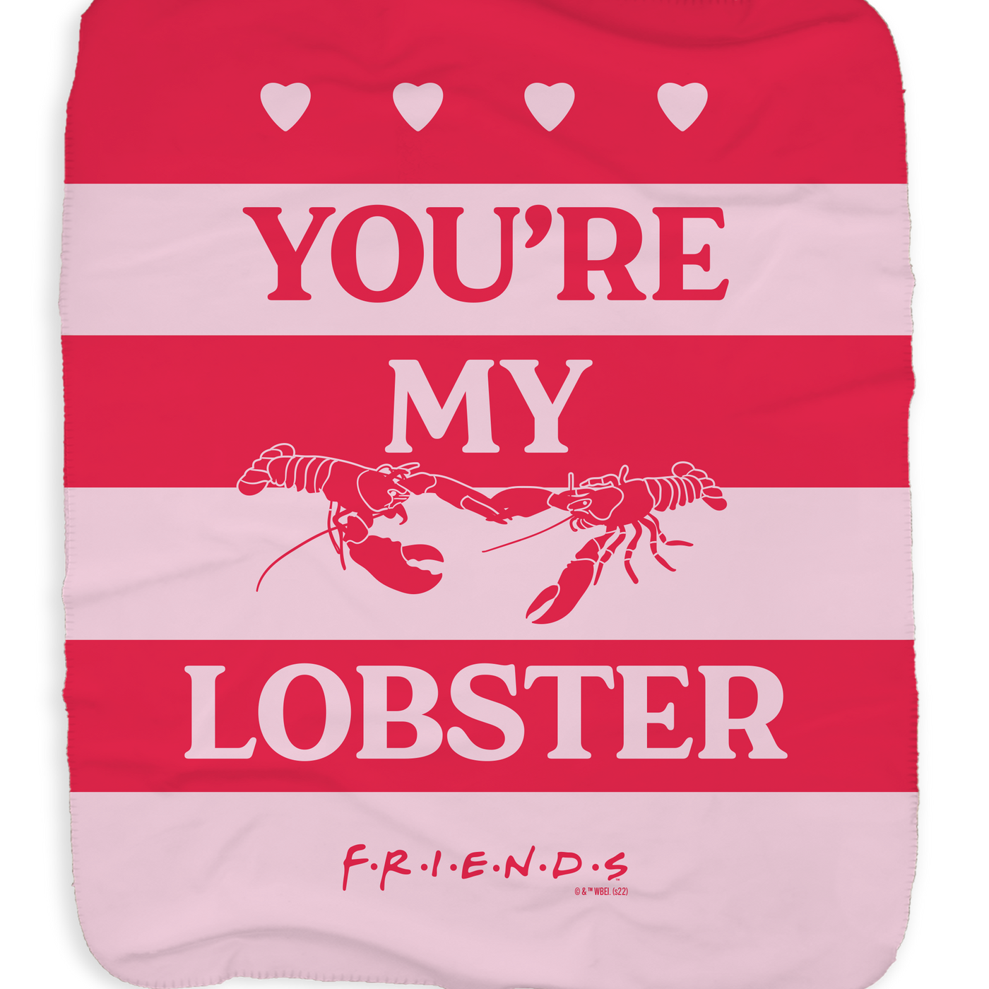 Friends Lobster Couple Sherpa Blanket