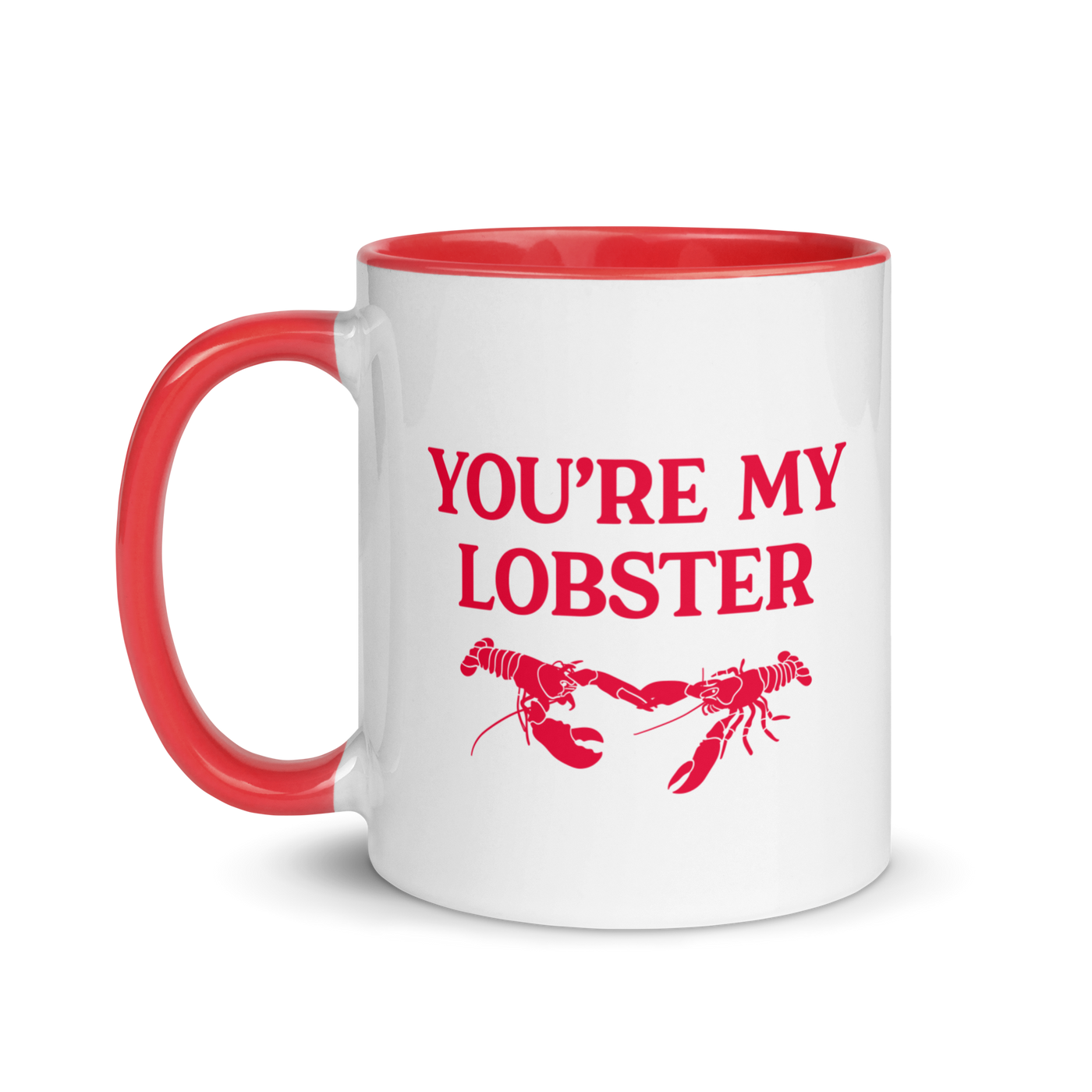 Friends Lobster Couple Two-Tone Mug