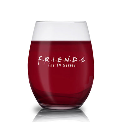 Friends Logo Laser Engraved Stemless Glass