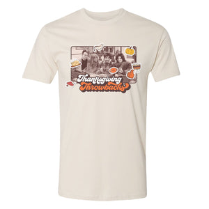 Friends Thanksgiving Throwback Adult Short Sleeve T-Shirt