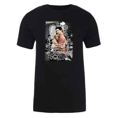 Friends You're My Lobster Rachel & Ross Adult Short Sleeve T-Shirt