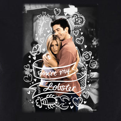 Friends You're My Lobster Rachel & Ross Adult Short Sleeve T-Shirt