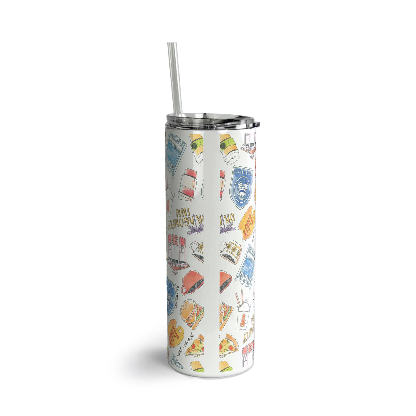Gilmore Girls Pattern 20 oz Skinny Tumbler