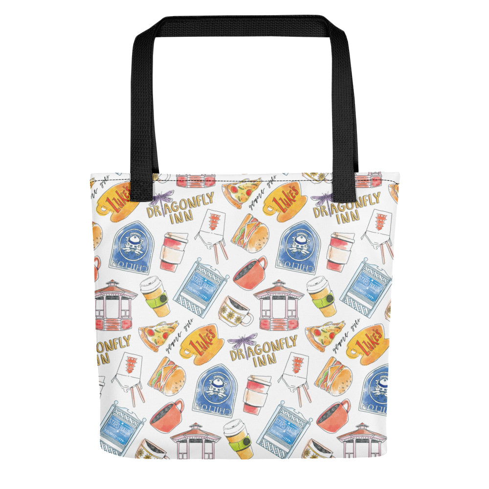 Gilmore Girls All Over Print Pattern Tote Bag