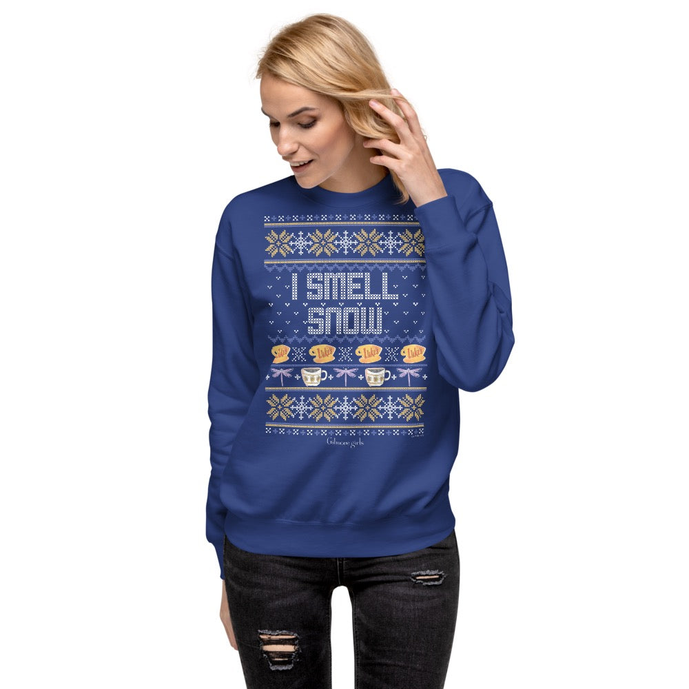 Gilmore Girls I Smell Snow Unisex Fleece Pullover